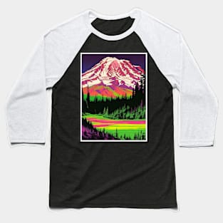 Outdoor Revelry Trails of Positivity Await Vintage Aesthetic 60s Baseball T-Shirt